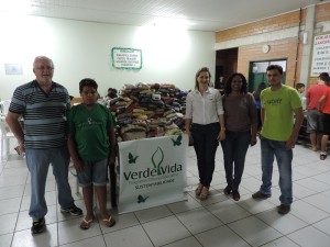 Entrega dos alimentos